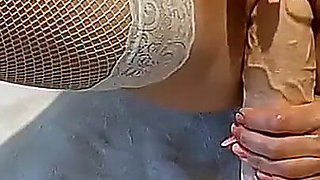 Amateur Sexy Wife Riding Extreme Monster Dildo Cock