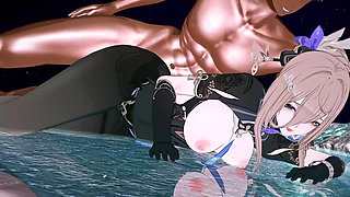 Honkai Star Rail - Aponia Rough Sex - 3D Hentai Sex Animation