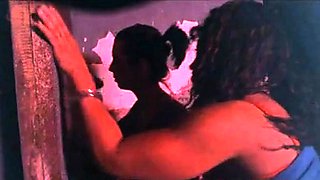 Two Hookers Take Turns Sucking Cock at Gloryhole