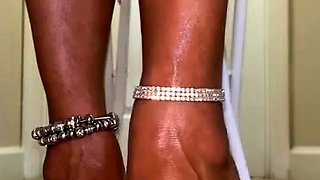 Linsey Dawn solo foot fetish