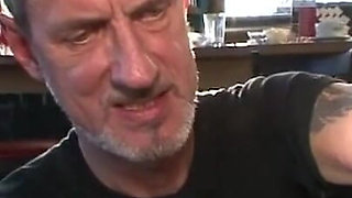 Humiliates stretches her pussy