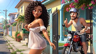 Role play, brazilian woman, brazilian wife