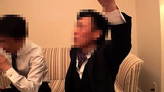 Tokyo hot Japanese group sex creampie