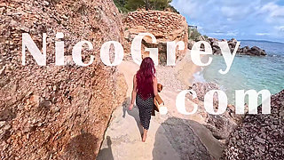 Public POV Redhead Getting Railed - Flexible British with Natural Ass Gets a Facial