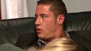 Alanah Rae, Busty Secretary, Swallows Danny Mountains Cum
