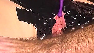 Duct Tape on the Tied MILF's Pussy Labia, Exposing the Clit for Maximum Multiple Orgasm Treatment