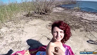 Fucking Hot with the Naughty Girl on the Beach