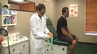 Dr Stacie Starr Examines Billy and Gets Blasted with Cum