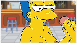 The Simpsons Moe Fucks Marge Doggystyle And Cum In Her Ass With Car Toon And Marge Simpson