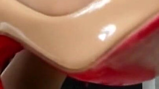 Nylon Legs Worship in Pantyhose and Louboutins