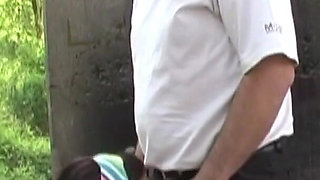 Olds Fuck Dolls - Old Prick Pavel Terrier Pounds Young Czech Girl Anette Under a Bridge