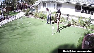 Gabby's brunette smut