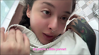 The Dirty Giantess After the Gym Makes You Smell Her Sweaty Clothes