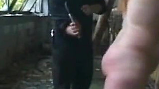 Fat ass and spanking