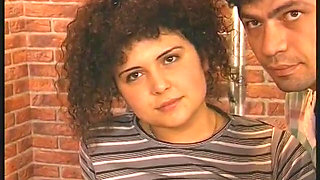 Curly haired girl gets fucked by her boyfriend