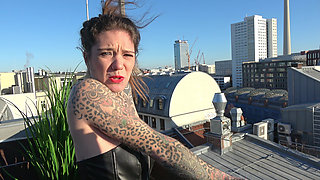 Spontaneous Blowjob Over the Rooftops of Berlin