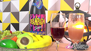 Rebecca and Vivian, and Horny, Start a Wild Lesbian Orgy, Sucking and Fingering Each Other Relentlessly