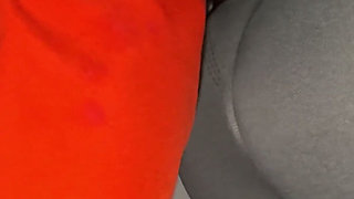 Fantasy: a Big-assed Girl Touches His Penis.