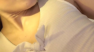 A Skinny Blonde Got Two Big Dicks in All Her Holes