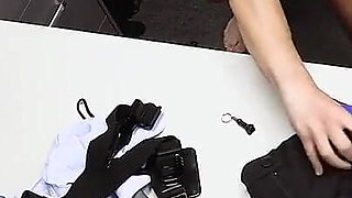 The Law Won't Get You Out of Trouble, but Sucking the Security Guard's Big Cock Might