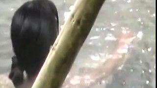 Amateur girls voyeur copulating in public place