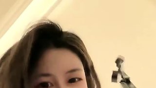 Emo teen on solo webcam masturbation