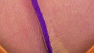 He Tore the Purple Nylon Tights on His Stepmom