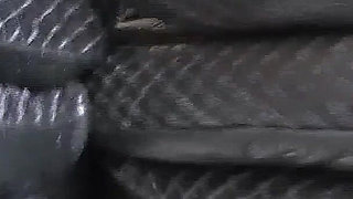 Squeaky Black Leather Gloves on! Sniff Them and JOI - Lady Victoria Valente