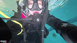 Underwater Domination in Full Scuba Gear