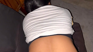 Busty College Girl Is It's a Rainy Day! Deepthroat