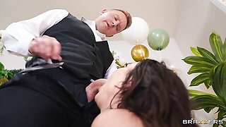 Savanah Storm and Brandy Salazar's long hair action by Brazzers Exxtra