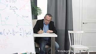 Innocent schoolgirl gets her vagina banged by teacher