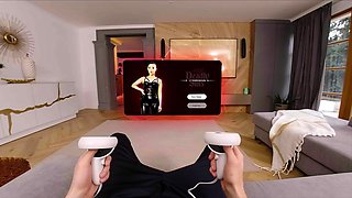 Nicole Rae Fucks Herself with a Huge Dildo Until She