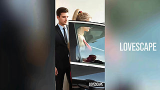 Innocent Date with Blonde Ends in Leash & Crawling Humiliation