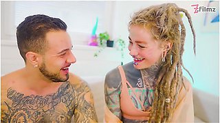 Tattooed Slut Gets Wrecked By Massive Italian Cock Deepthroat, Atm & Full-body Cumshot