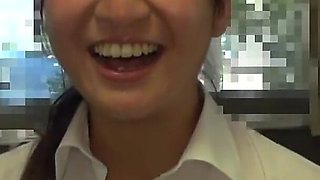 A Bright Smile Behind the Recruit Suit. an Elegant Beauty Reveals Her Secret Side -part.1