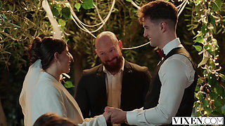 VIXEN Busty Wedding Guest Eve Sweet Fucks The Groom's Massive Cock