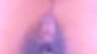 Jumping hard on his fat cock until he hits the uterus.