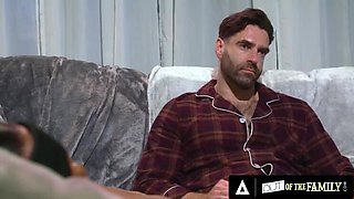 Stepdad Catches Teen Lily Starfire Masturbating & Fucks Her Doggystyle