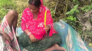 Indian Bhabhi Fucked in Jungle – Desi Wife Big Tits Anal Sex