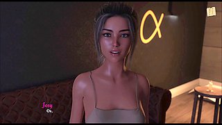 Big boobs, adult visual novel, hot brunette