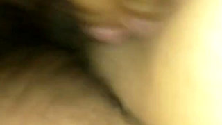 Shy college student loves cum in her tanned pussy