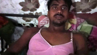 Black penis with big head and massaged by hand
