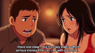 Husband Shares Curvy Wife with Rich Guy for paying debt