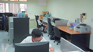 Hot Young Secretary Fucked by Her Boss in the Office