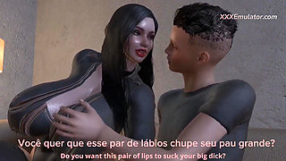 First Wild Night With The BBW Neighbor Milf (3D SexGame)