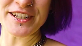 Double Metal Dildo Lesbian Fun with Anuskatzz