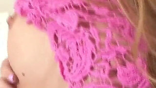 Redhead Russian teen Katya Lush POV blowjob cum swallow