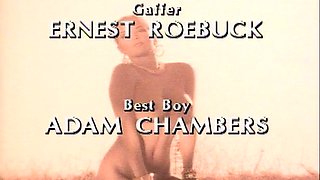 Blonde is flashing her big boobs in the outdoors