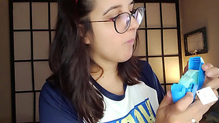 Trying Big Bubbles with Bubblegum Roll - Bunny Looner